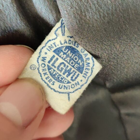 📏Vintage Fur Collar Union Made Long Overcoat - Picture 5 of 6